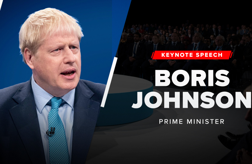 Boris Johnson’s Keynote Speech – We’re getting on with the job